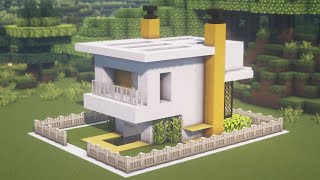 Minecraft 💛 How to Build a Large Modern House Tutorial #182 screenshot 5