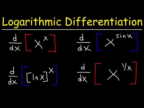 Video: Wanneer om logaritmiese differensiasie te doen?