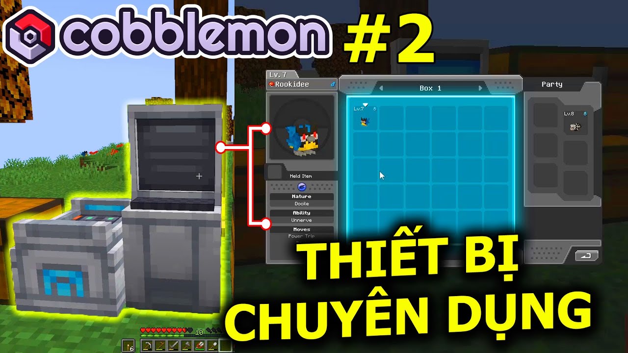 CHẾ TẠO Thiết Bị Chuyên Dụng 🔧 | Minecraft: Cobblemon #2 - YouTube