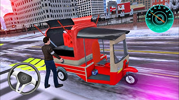 Tuk Tuk Auto Rickshaw Driving In City Simulator #3 - Android Gameplay