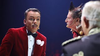 Clowns Fumagalli, Daris & comedian Pascal de Boer Great Christmas circus Frankfurt 2023/2024