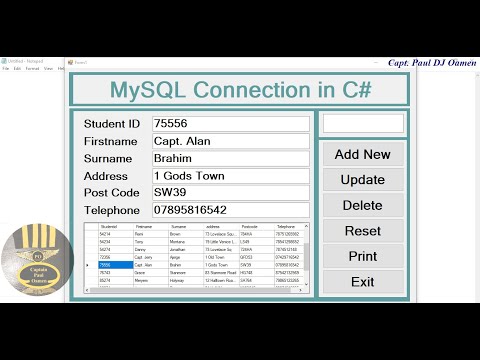 How to Connect to MySQL Database in C# - Part 1 of 3