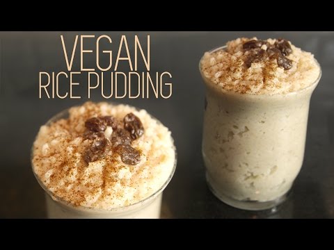How to Make VEGAN RICE PUDDING Tutorial for Healthy, Dairy-free Rice Pudding! | OffbeatCook