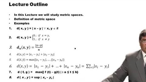 Set Topology & Metric Spaces | MTH251 Lecture 02