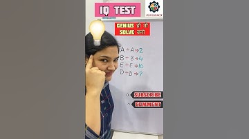 IQ TEST😱Genius हो तो Solve करो#maths #shortsfeed #viral #puzzle #shorts