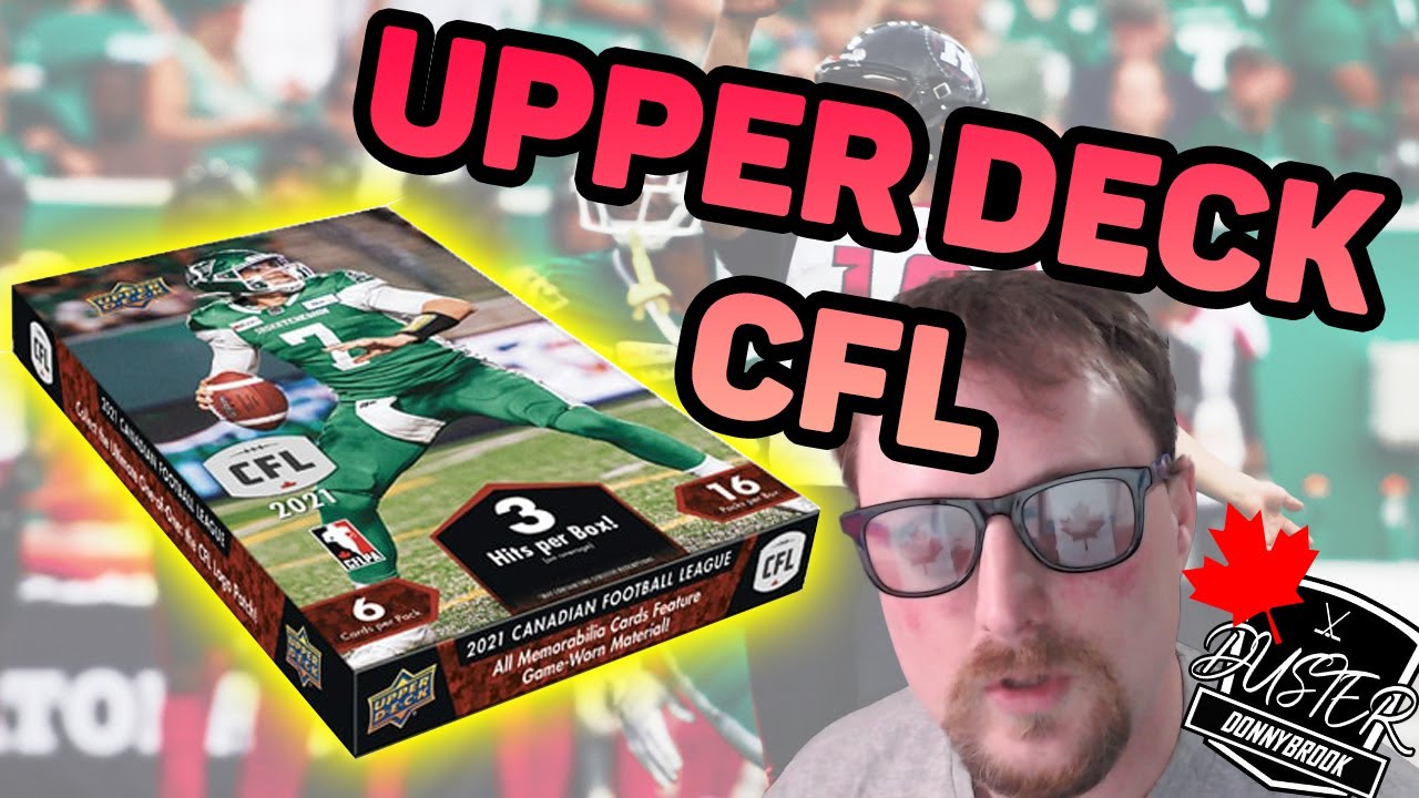 2021 Upper Deck CFL Hobby Box Opening Canadian Football Cards YouTube