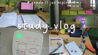 Productive study || new session|| CBSE 11 class || study vlog || #jeemains #class11