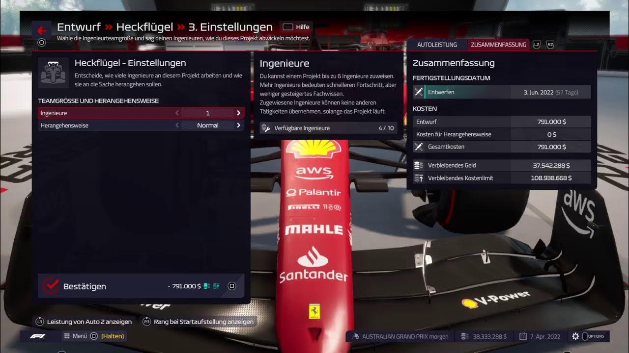 F1 Manager Jedda Saison 1 Fortsetzung YouTube
