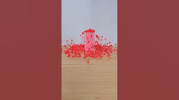 Reverse video🍓🍓🍓Colored beads #40 #reverse #theworldinslowmotion