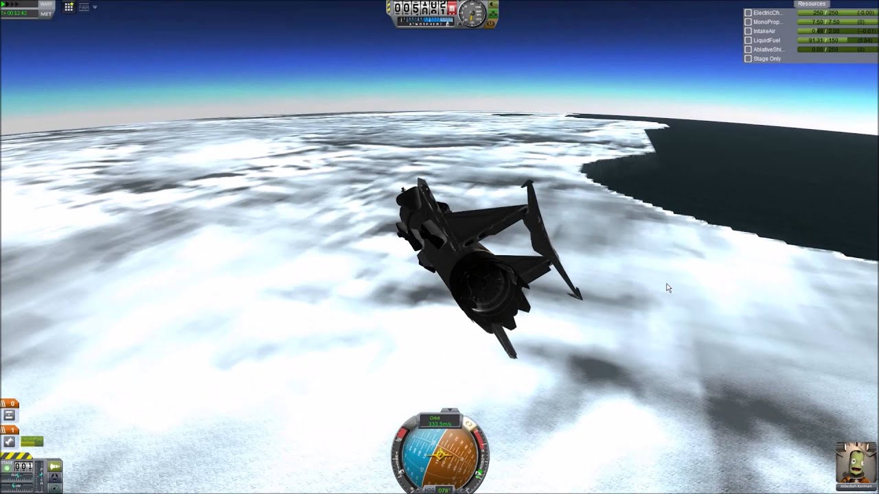 Kerbal Space Program: To the north pole in 15 min - YouTube