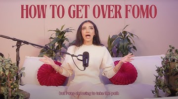 how to get over your fear of missing out with others | turning FOMO into JOMO