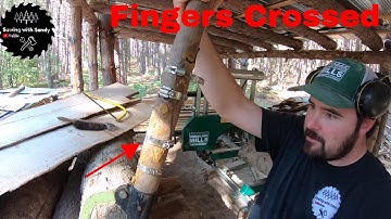 Using a Broken Cant Hook to Roll Logs