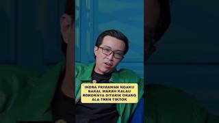 INDRA FRIMAWAN NGAKU BAKAL MARAH KALAU ROKOKNYA DITARIK ORANG ALA TREN TIKTOK