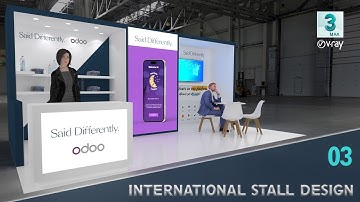 STALL DESIGN Tutorial for Beginners to Pro SAID DIFFERENTLY | PART-3 3ds Max Full Guide