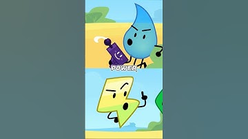 Teardrop VS Lightning | BFDI 1v1 #shorts