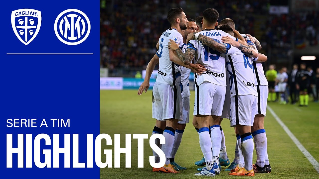 CAGLIARI 1-3 INTER | HIGHLIGHTS | SERIE A 21/22 | 3 Punti dalla