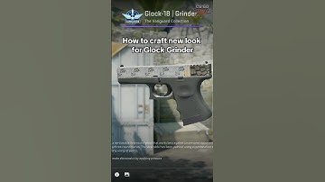 Stickers craft to change the entire look of the Glock #cs2 #cs2skins #csgo #cs2clips #counterstrike