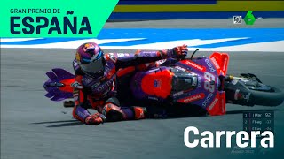 La caída de Jorge Martín cuando iba líder en Jerez | MotoGP