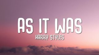 Harry Styles - As It Was (Lyrics) #HarryStyles#AsltWas#lyrics