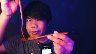 ASMR Thai 🥄 Eating Your Face With A Wooden Spoon 👄 Mouth sounds