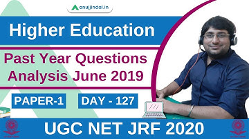 5 MCQs | Paper 1 | Higher Education | UGC NET JRF 2020 | Day 127 - by Shubham Sir