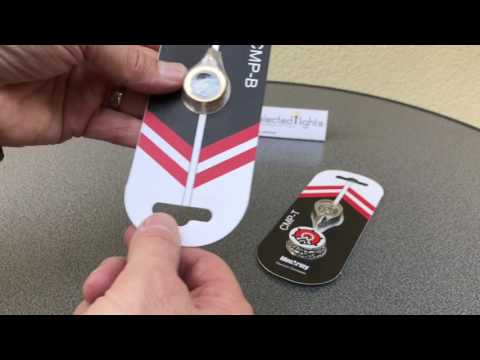 Image Ball Compass Keychain