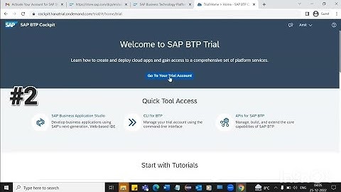Creating Free Trial Account for ABAP BTP Cloud Environment #sap #abap #HANA  #sapbtp
