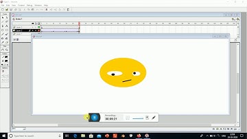 Macromedia flash .how to create smiley face