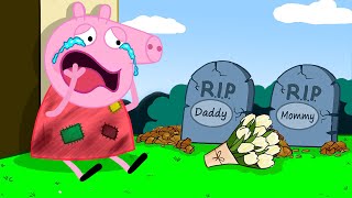 Mummy Pig is sick!!! Peppa Pig misses her mother pig very much - Peppa Pig Funny Animation