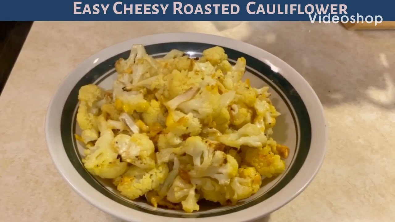 *KETO/Lo-Carb* EASY CHEESY ROASTED CAULIFLOWER! Y-U-M!! - YouTube