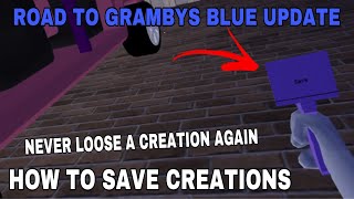 Road To Grambys Tip #1 | Saving Creations