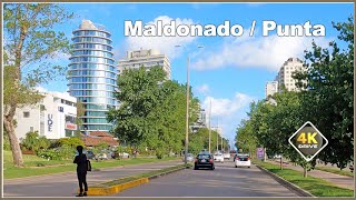 4K DRIVE Maldonado to Punta del Este URUGUAY Roosevelt Avenue