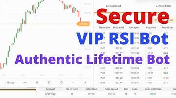 Secure Binary.com Bot - VIP RSI Binary Bot | Authentic Lifetime Binary Bot