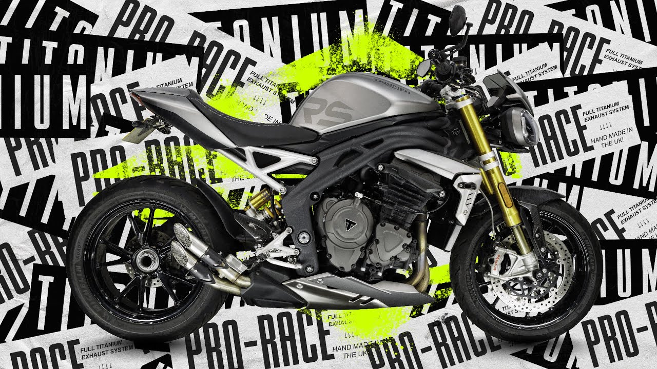 TRIUMPH SPEED TRIPLE 1200RS GP-S1 SLASH CUT Pro-Race Exhaust