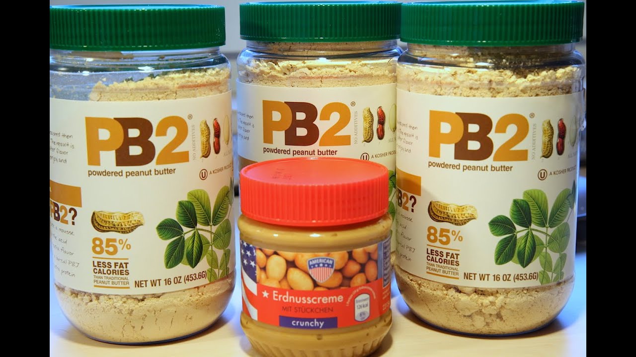 PB2 Erdnussbutter - Powdered Peanut Butter review (deutsch) - YouTube