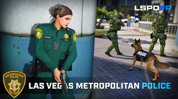 K9, SWAT and Zombies | Policing Redefined K9 Features | Las Vegas Metro Police | GTA5 LSPDFR