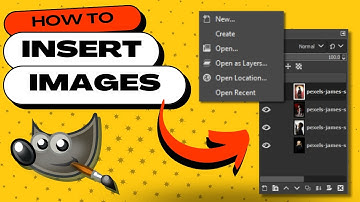 How to Easily Insert Images into GIMP (Tutorial)