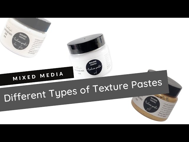 How To Use Texture Paste In Mixed Media · Artsy Fartsy Life