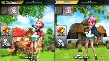 Tegra 4-enhanced RU Golf  Side-by-side vs non-Tegra 4