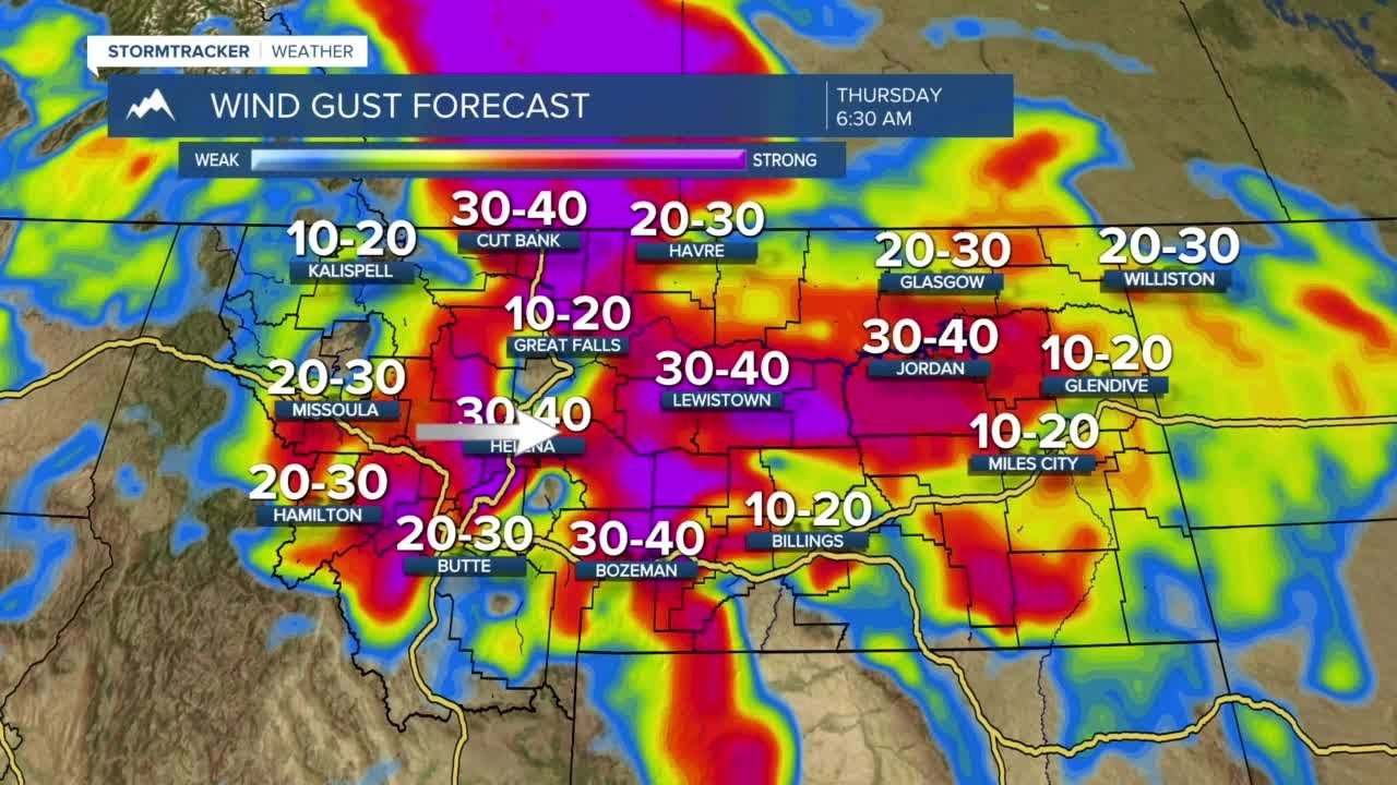 Cooler with gusty winds Thursday - YouTube