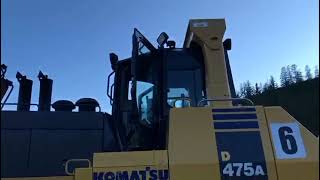 BULLDOZER KOMATSU D-475-A МАГАДАН (Видео от пользователя нашего канала Виктора Б)