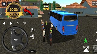 Indonesia bus simulator 2024 smart Driver bus driving🚌|Android gameplay