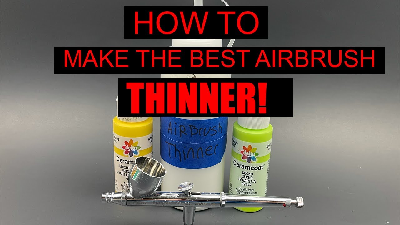 HOMEMADE vs LIQUITEX, DIY Acrylic Paint Thinner, Homemade Acrylic Thinner  Recipe, Airbrush Medium