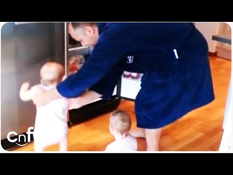 Twins Slow Down Breakfast | World's Most Patient Dad