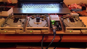 Arduino music floppy drive-tetris