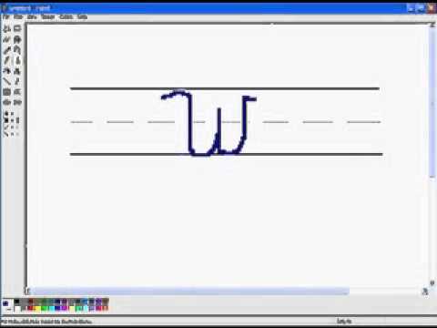 Writing cursive for kids - YouTube