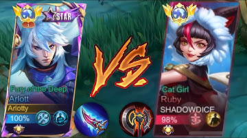 ARLOTT VS RUBY! WHO WILL WIN!?? - Mobile legends