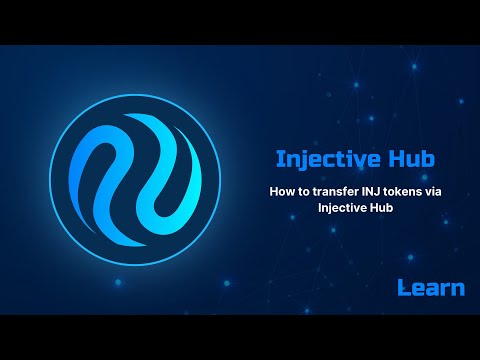How to transfer INJ tokens via Injective Hub