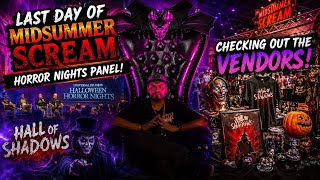 Mid Summer Scream Day 2 and 3 the grand finale Vlog Horror Nights announcement! Hall of Shadows!