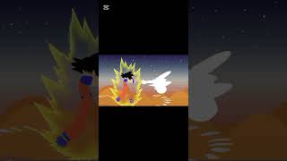 Goku Stickman Transformation: Super Saiyan Kamehameha! ⚡